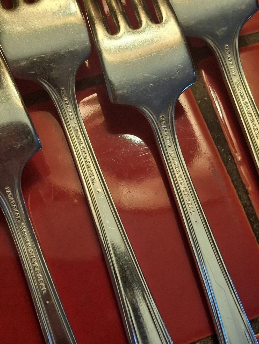 Lady Helen Yourex Silver Seal Art Deco Per 1924 Slvrplt Forks Spoons Knives 17PC
